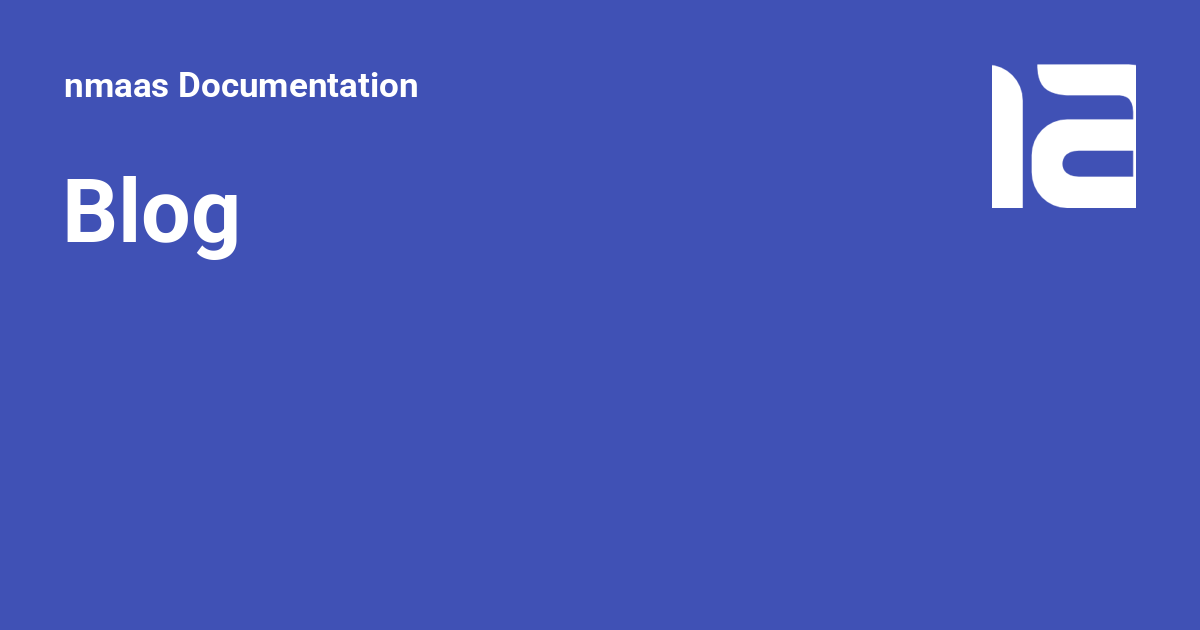 Blog - nmaas Documentation