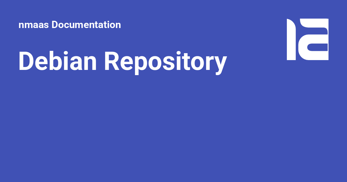 Debian Repository - nmaas Documentation