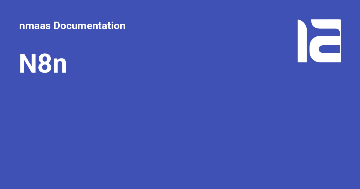 N8n - nmaas Documentation