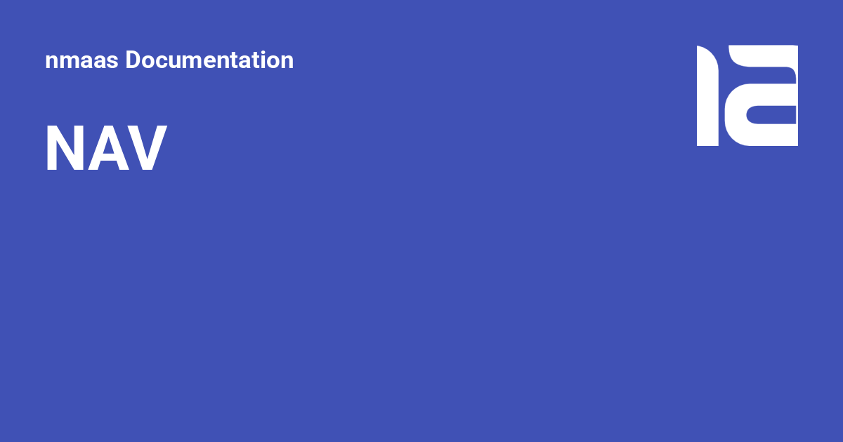 NAV - nmaas Documentation
