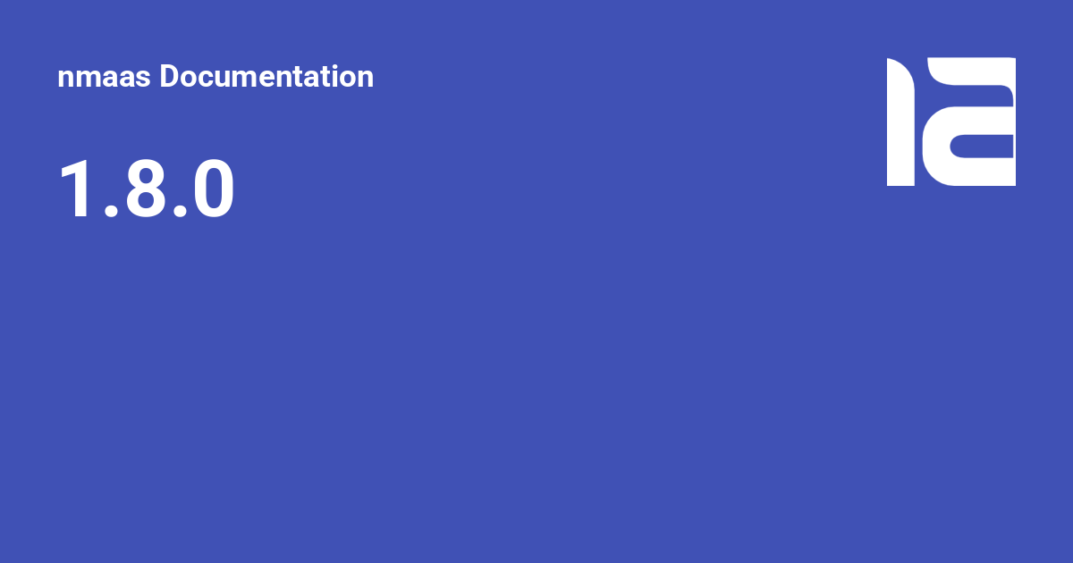 1.8.0 - nmaas Documentation