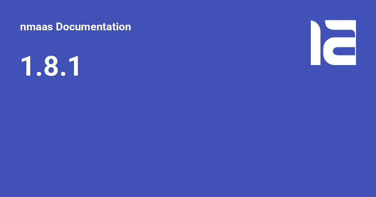 1.8.1 - nmaas Documentation