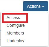 Application access